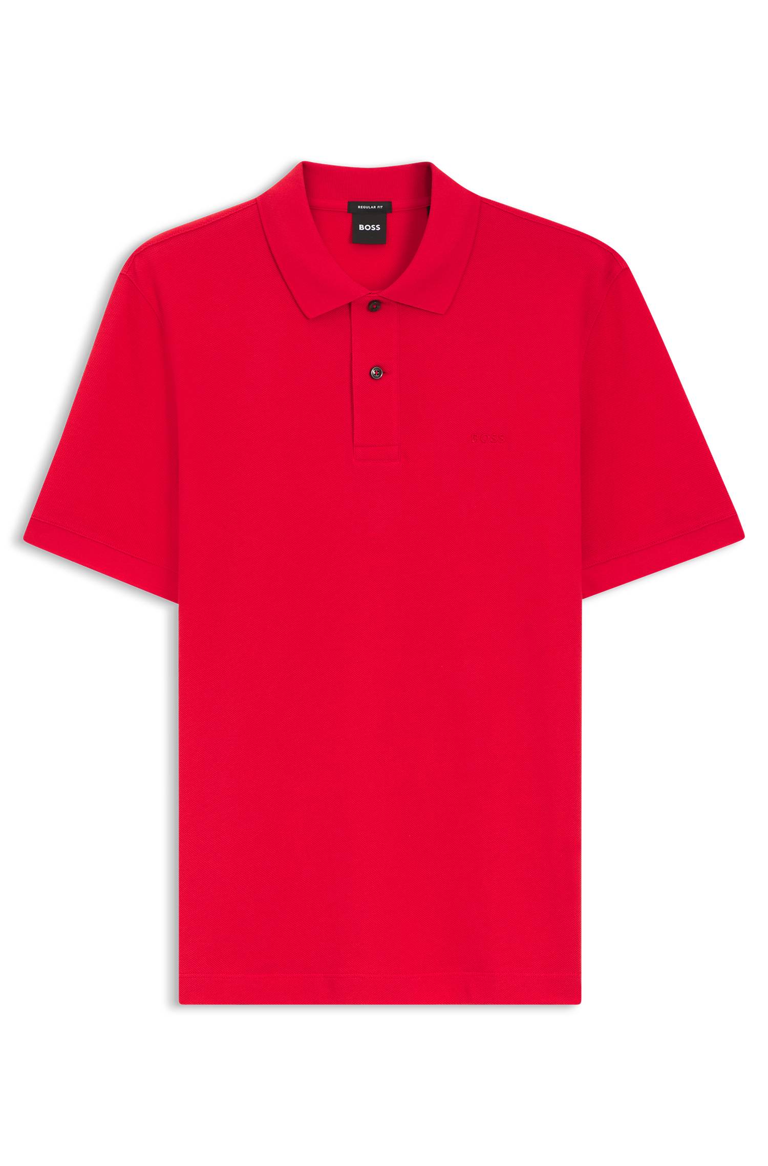 Boss Pallas cotton polo shirt pikéer herr – bild 4