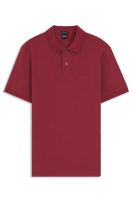 Pallas cotton polo shirt, Red