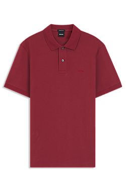 Pallas polo shirt in cotton piqué with embroidered logo