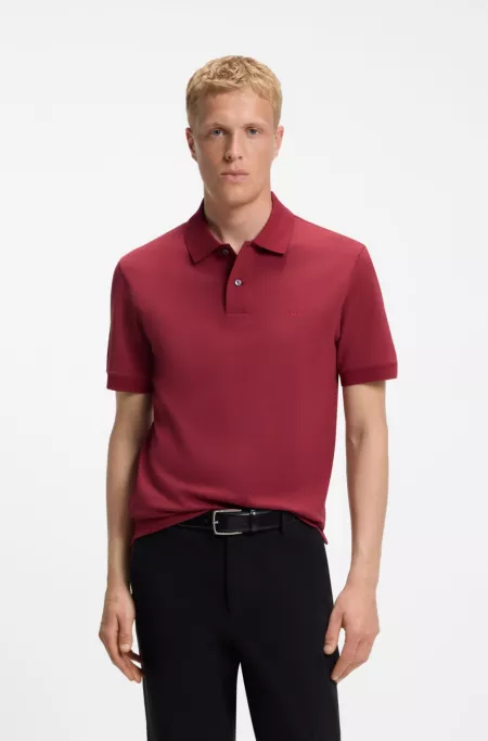 Polo Pallas de piqué de algodón con logo bordado