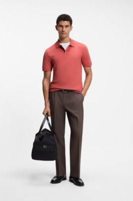 Pallas cotton polo shirt, Light Red
