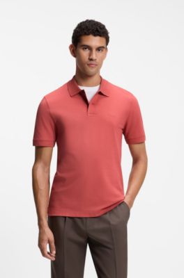 Pallas cotton polo shirt, Light Red