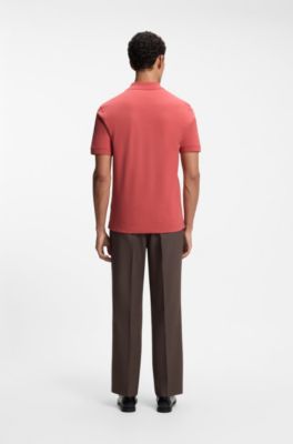 Pallas cotton polo shirt, Light Red