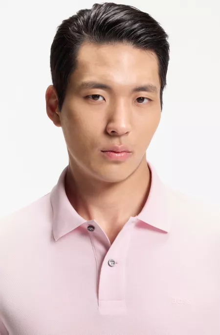 Polo Pallas en piqué de coton avec logo brodé