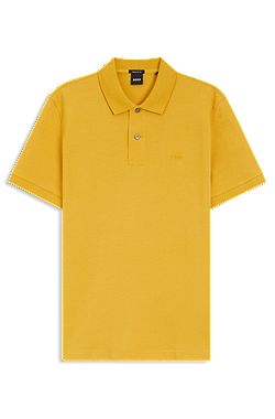 Pallas polo shirt in cotton piqué with embroidered logo