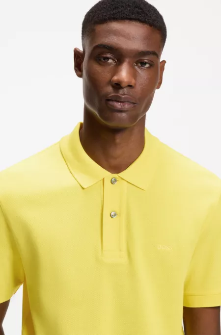 Pallas polo shirt in cotton piqué with embroidered logo