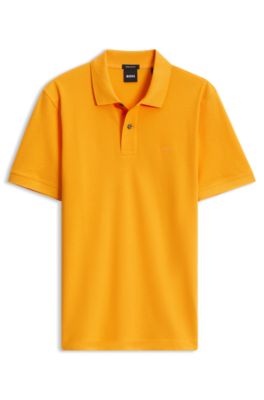 Pallas cotton polo shirt, Light Orange