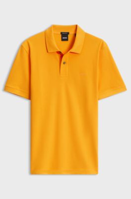 Pallas Poloshirt aus Baumwolle, Hellorange
