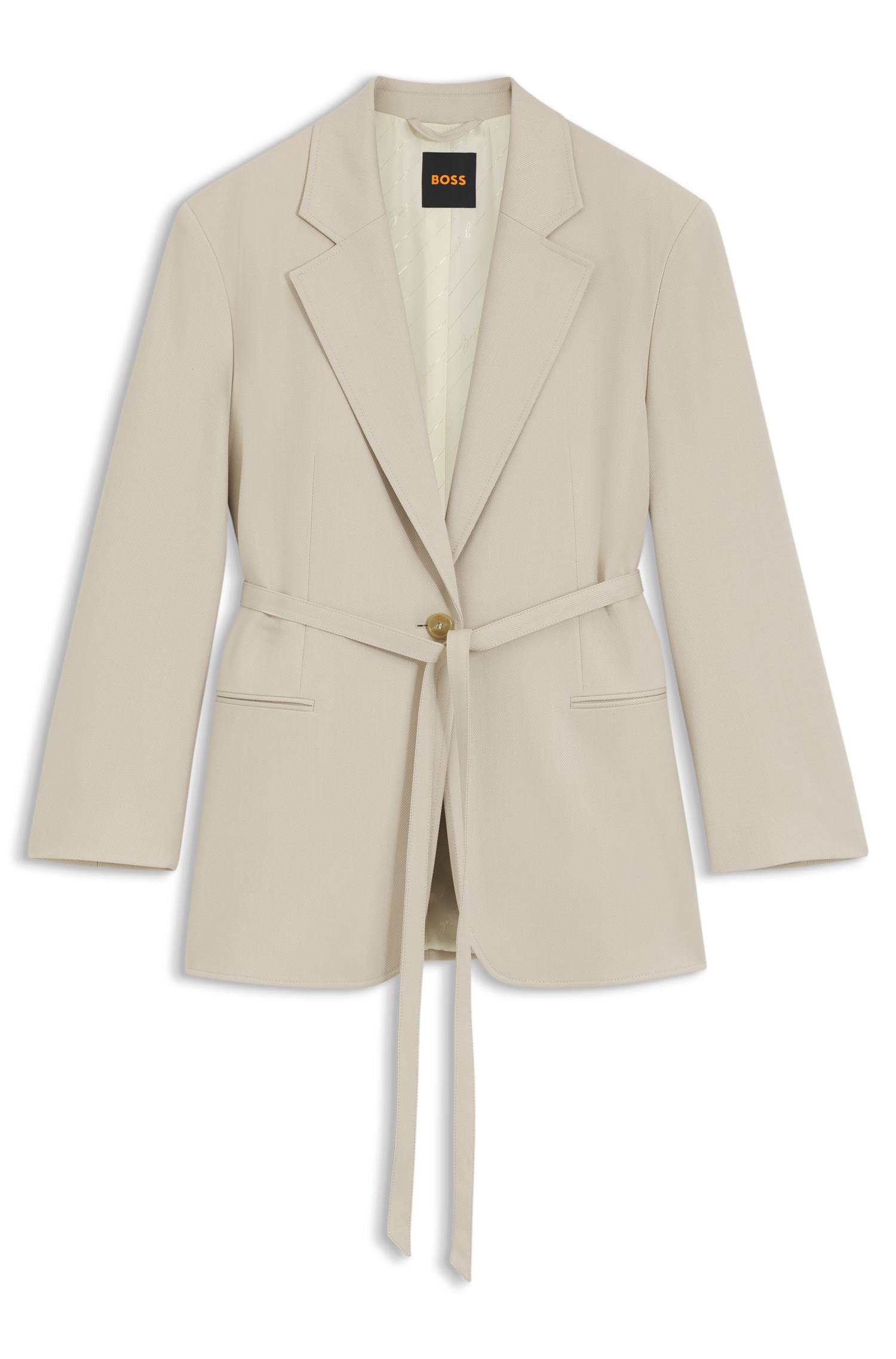 Boss Oversized-fit blazer with belt dam – bild 4