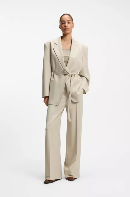 Oversized Blazer mit Gürtel