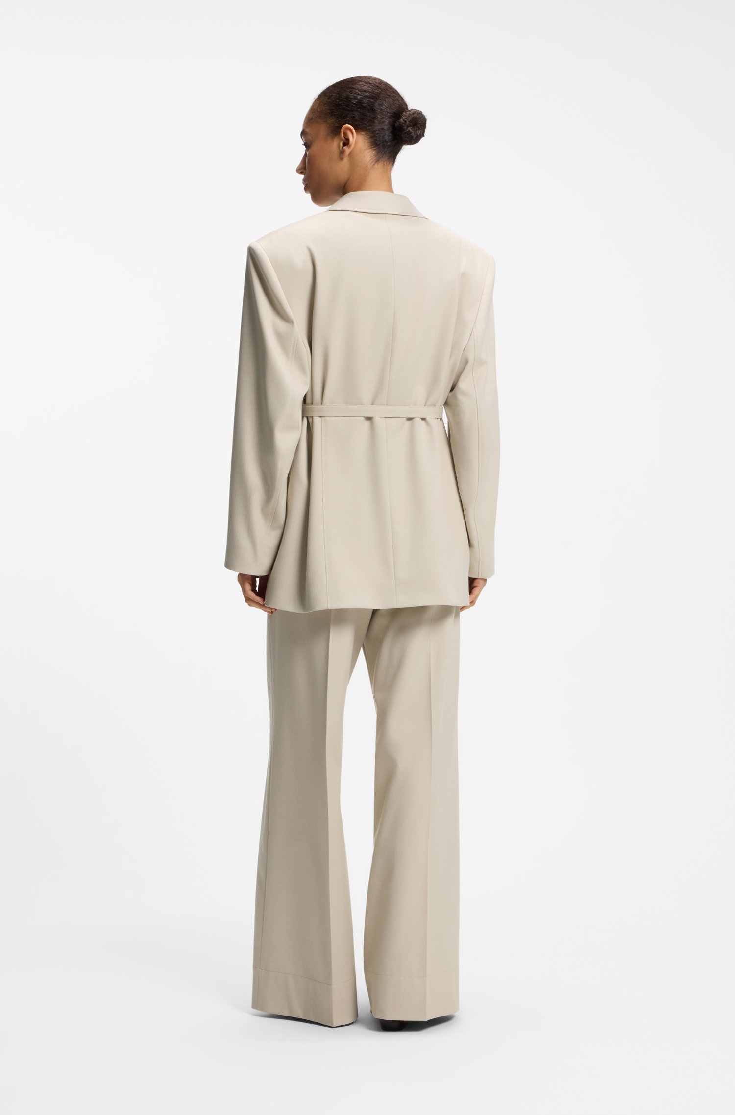 Boss Oversized-fit blazer with belt dam – bild 2