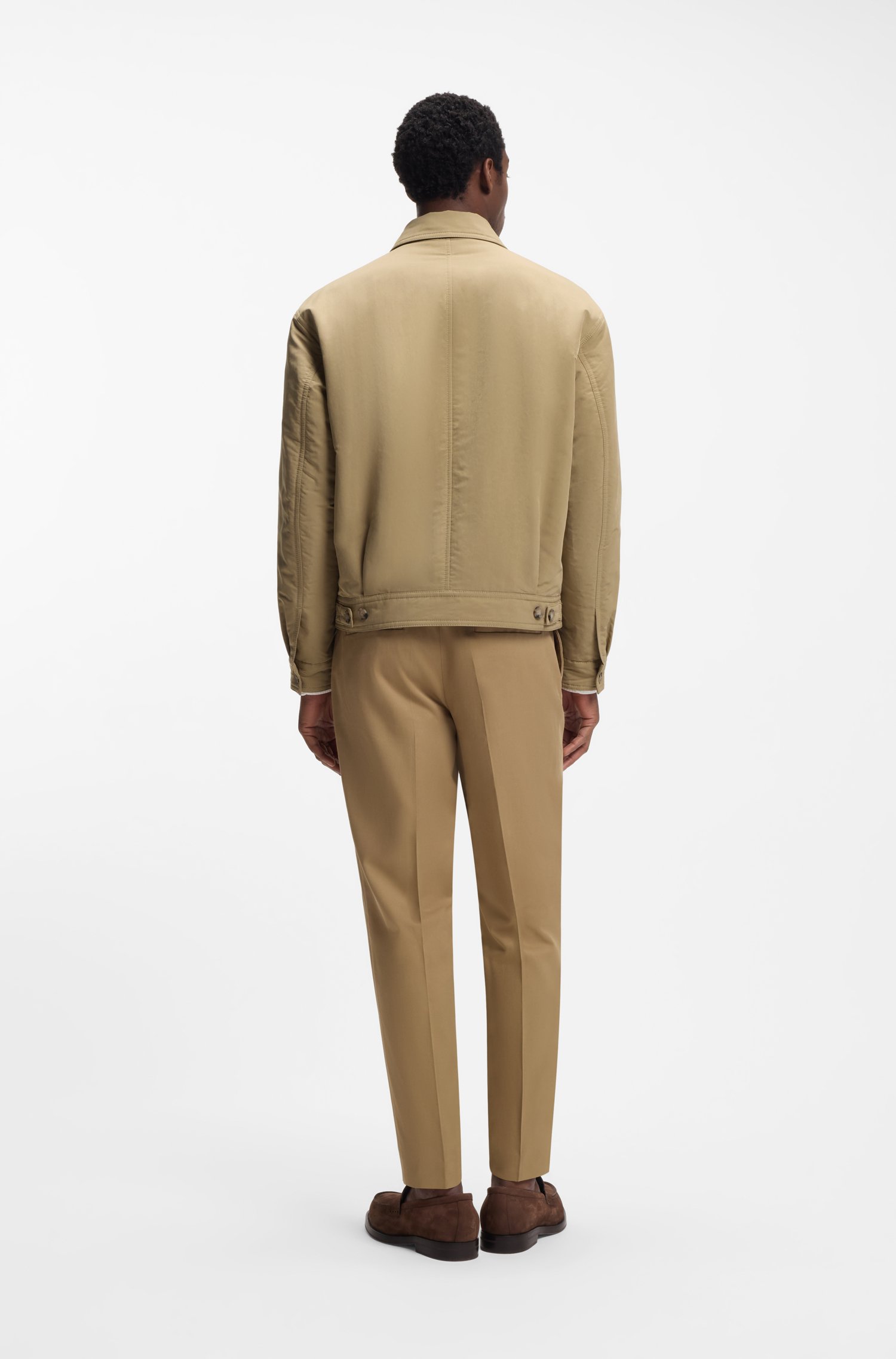 Boss Water-repellent jacket in peached fabric jackor herr – bild 2