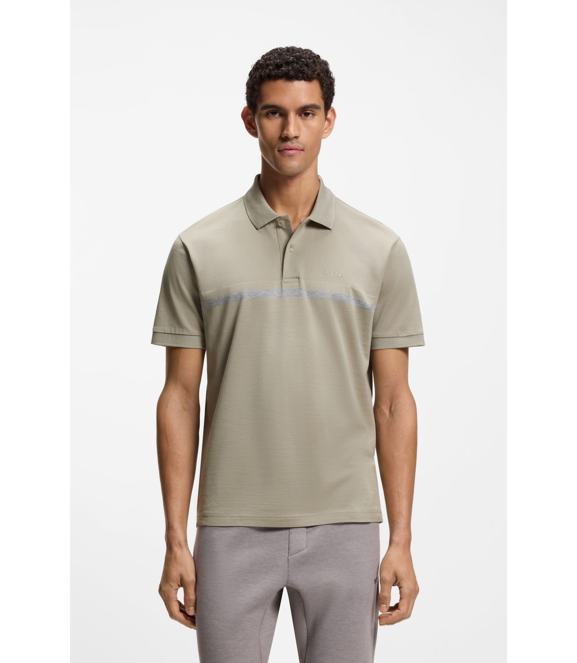 Paddy Poloshirt aus Baumwolle mit Querstreifen