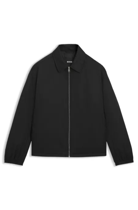 Wasserabweisende Jacke mit kleinen Monogrammen