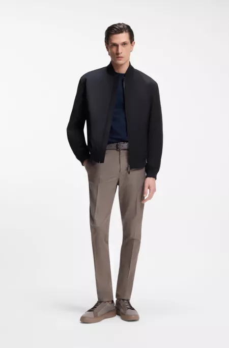 Bomber BOSS x ASTON MARTIN en twill déperlant