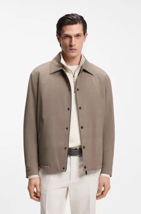 BOSS x ASTON MARTIN wool-blend jacket