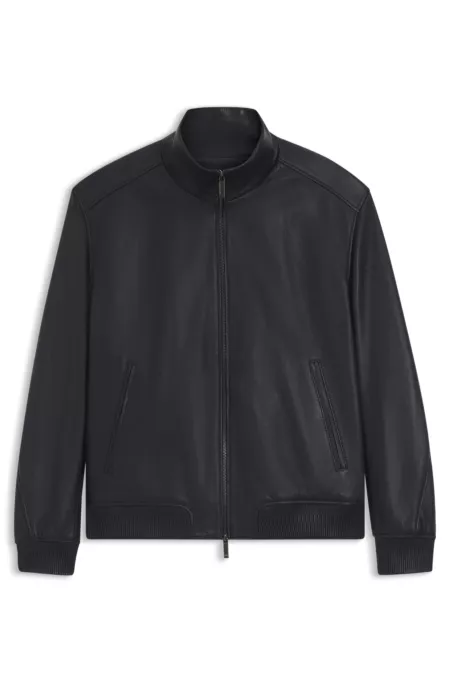 BOSS x ASTON MARTIN jacket in leather