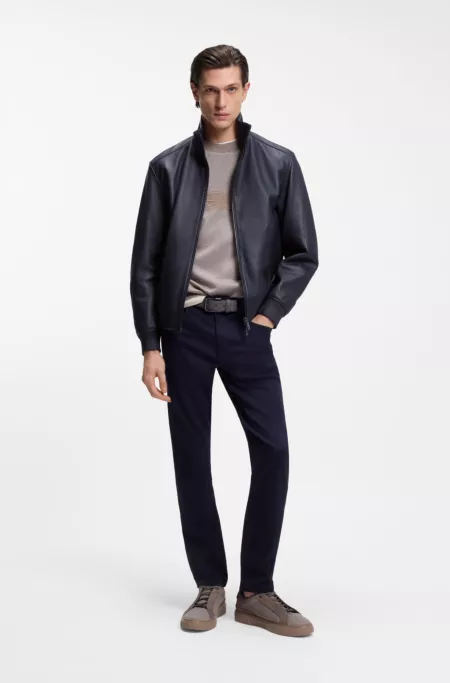 BOSS x ASTON MARTIN jacket in leather