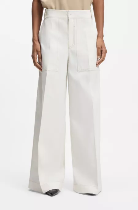 Pantalon Relaxed en toile de coton