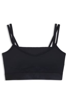 Active sports top with mesh insert, Dark Blue