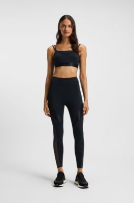 Active sports top with mesh insert, Dark Blue