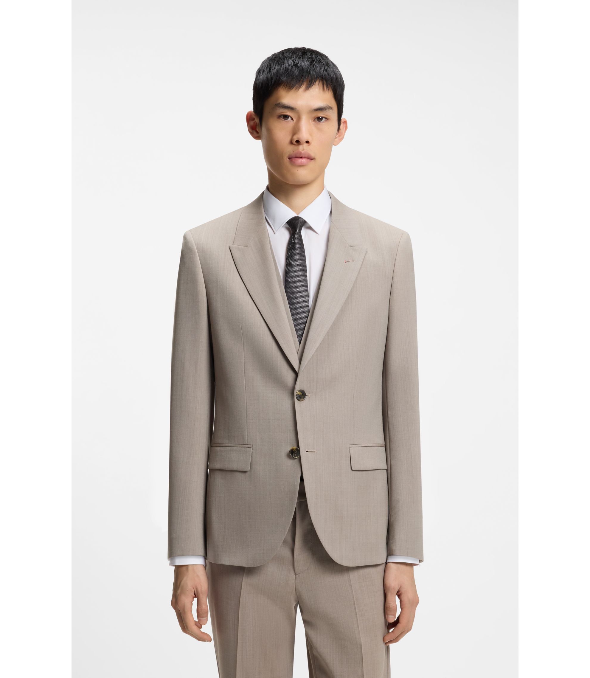 スリーピース スーツ | ブラウン | HUGO BOSS