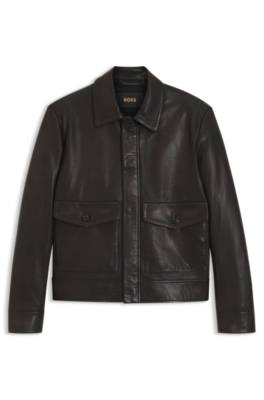 Aviator-style jacket in nappa leather 1