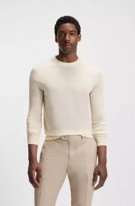 BECKHAM x BOSS regular-fit sweater in virgin wool