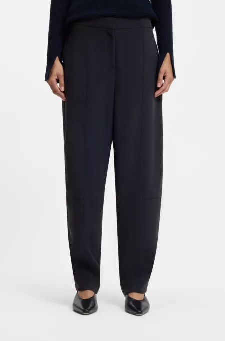 Pantalon Relaxed en crêpe infroissable