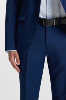 Gift-boxed reversible belt in Italian leather, Black