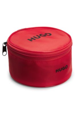 Gift-boxed reversible belt in Italian leather, Black