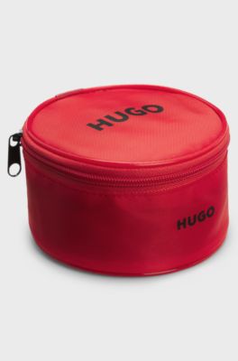 Gift-boxed reversible belt in Italian leather, Black