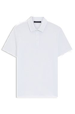 BECKHAM x BOSS polo shirt in cotton and silk