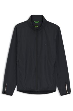 Wasserabweisende Jacke aus Vier-Wege-Stretch-Gewebe