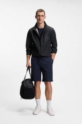 Water-repellent jacket in four-way stretch fabric, Dark Blue