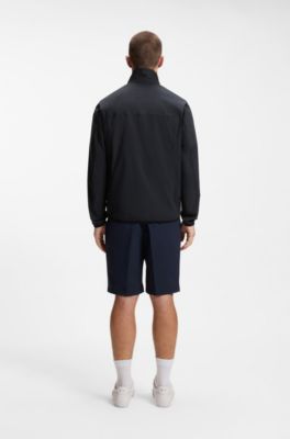 Waterafstotend jasje van vierzijdig stretchmateriaal, Donkerblauw