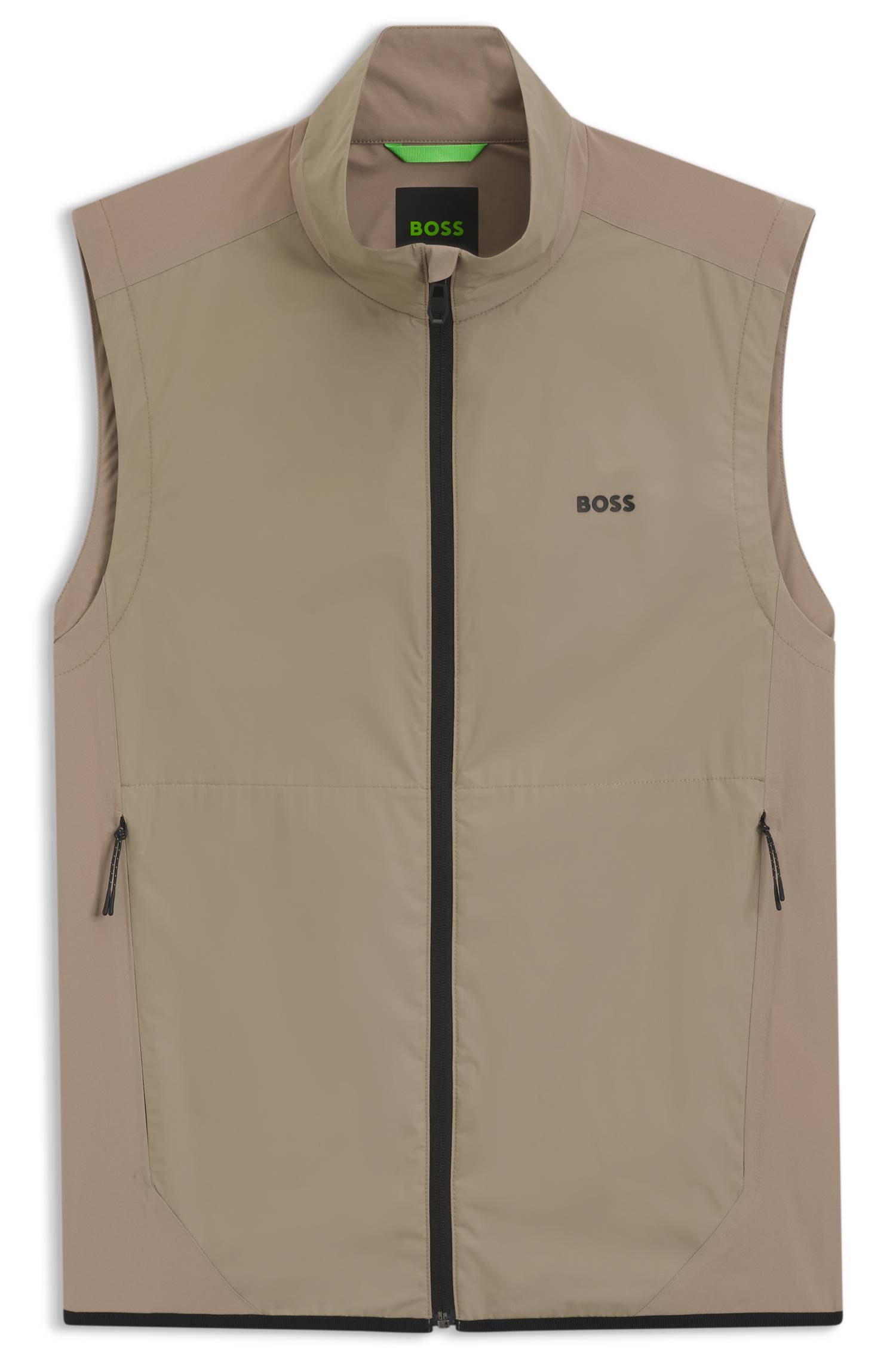 Boss Water-repellent gilet with four-way stretch västar herr – bild 4