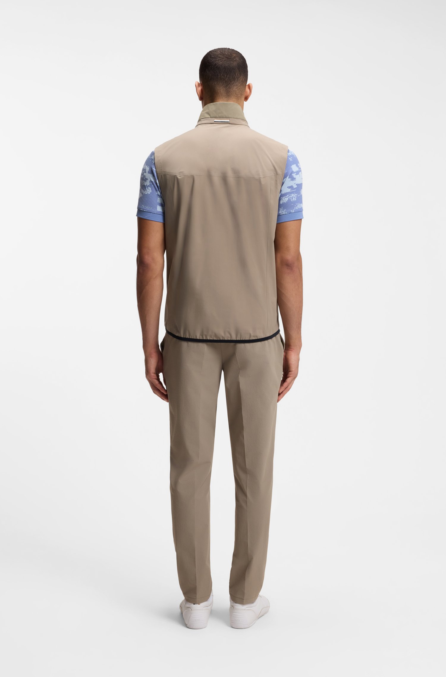 Boss Water-repellent gilet with four-way stretch västar herr – bild 2