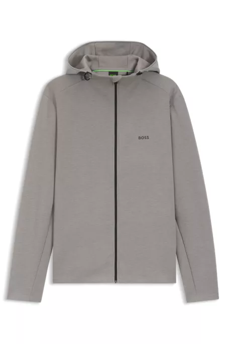 Active odour-control hooded jacket with reflective details