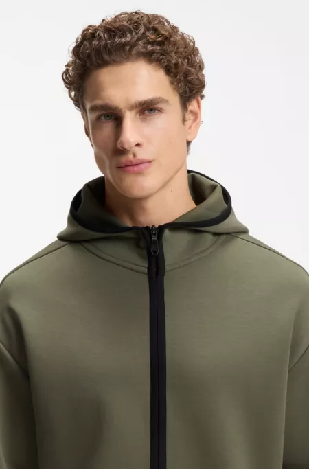 Relaxed-fit hoodie in a super-soft cotton blend