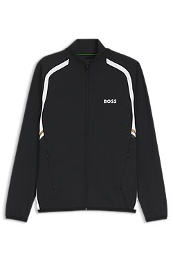 Active Zip-up sweatshirt with temperature-regulating performance