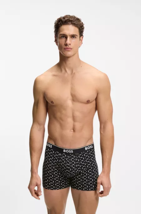 Three-pack of boxer briefs in stretch cotton