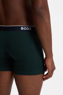 3-pack briefs, Black Patterned