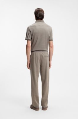 BOSS x ASTON MARTIN Jogginghose mit Kordelzug, Hellbraun