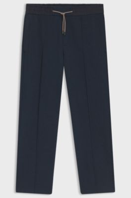 BOSS x ASTON MARTIN tracksuit bottoms with drawcord, Dark Blue