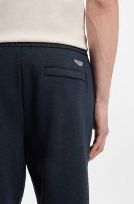 BOSS x ASTON MARTIN tracksuit bottoms with drawcord, Dark Blue