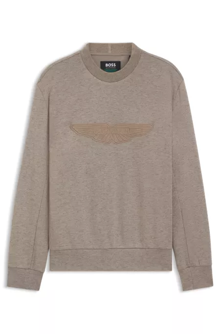 BOSS x ASTON MARTIN sweatshirt with wing detail