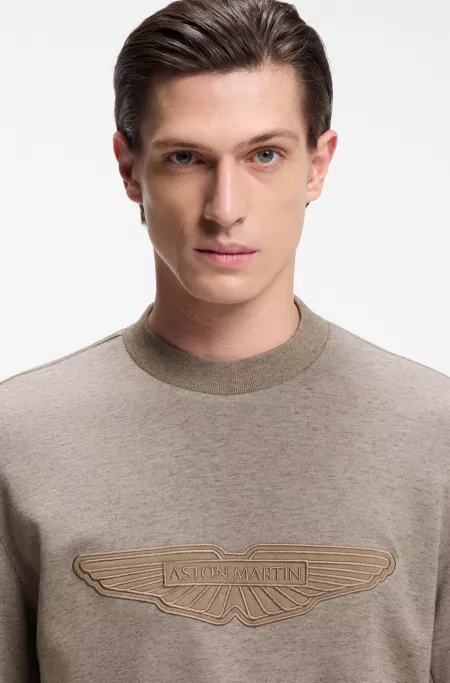 BOSS x ASTON MARTIN sweatshirt with wing detail