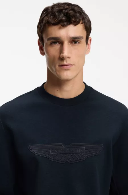 BOSS x ASTON MARTIN sweatshirt with wing detail