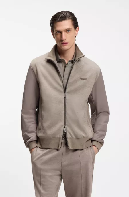 BOSS x ASTON MARTIN sweatshirt with wing detail